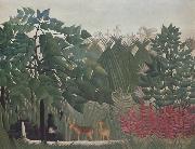 Henri Rousseau The Waterfall USA oil painting artist